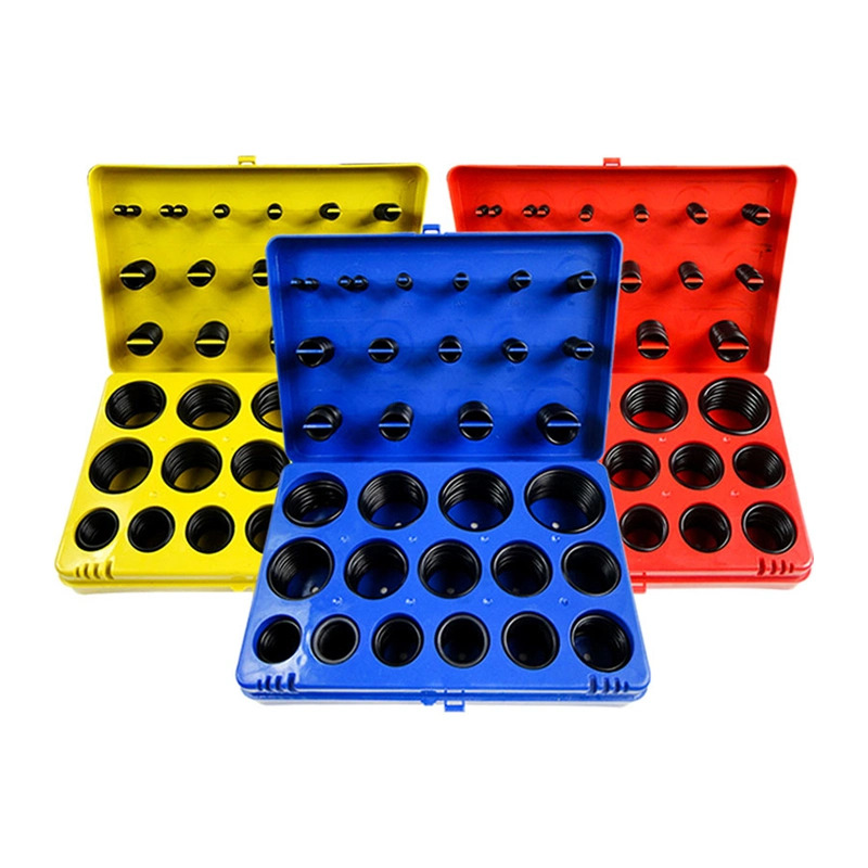 Seal Repair Oring Service O Ring Ring Assortment Kit Sealing Kit Valve Ring Box Oil Seal Set Splicing Kit 382 386 407 419PCS Rubber NBR FKM Excavator O-Ring Kit