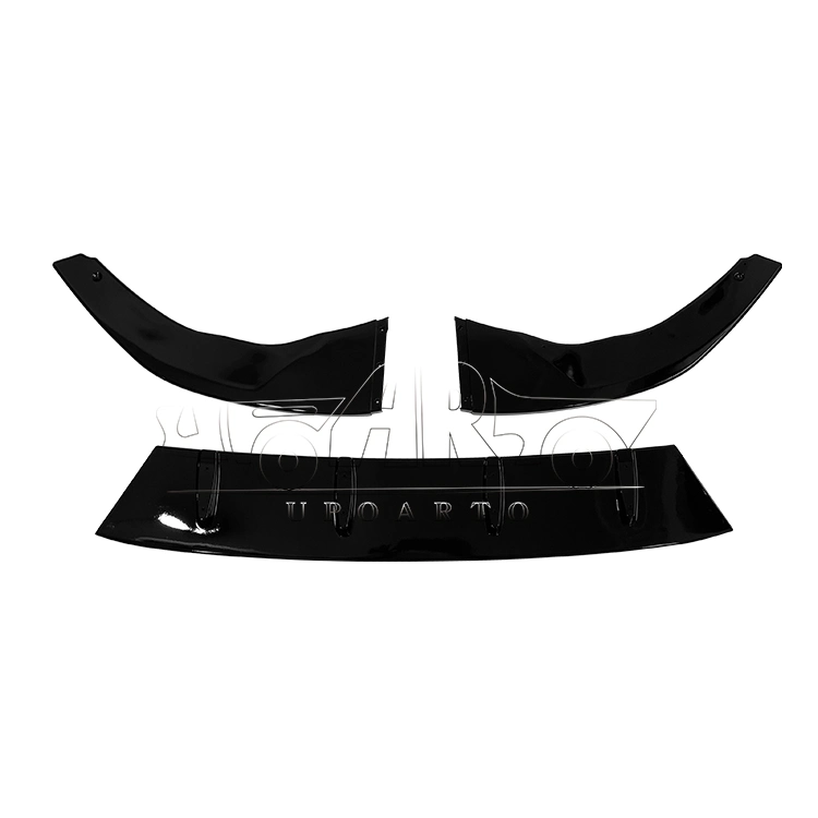 ABS Plastic Carbon Fiber 3 Parts Front Lip Trim for VW Volkswagen Golf 8 Gti Mk8 Gti