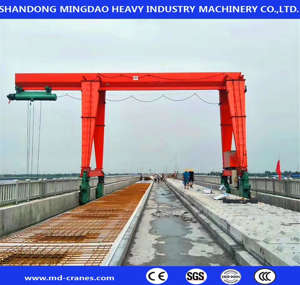 Mingdao 5t 10t 15t 20t Single Girder Gantry Crane with Electric Hoist