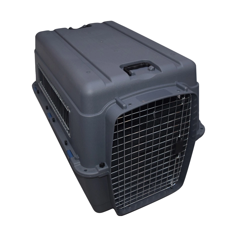 Luxury High quality/High cost performance  Pet Crates Container Dog Travel Crate Plastic Durable Cat Consignment Transporter Cage Small Big