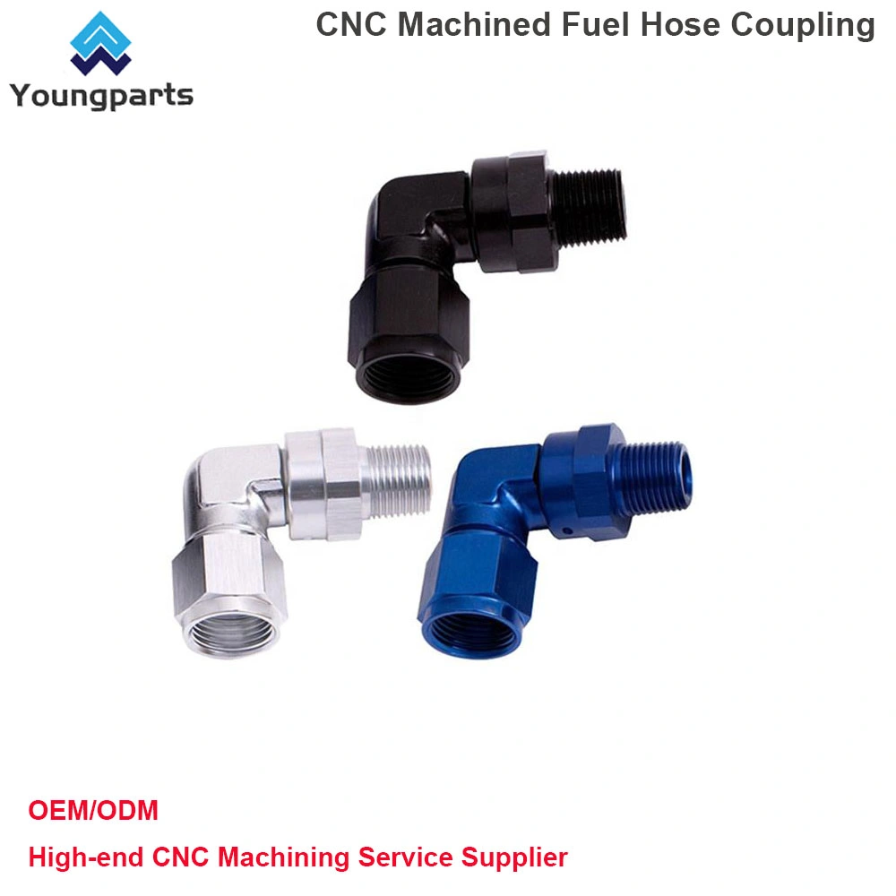 Enhance Motorcycle Performance with Custom CNC Machined Quick Connect Fuel Hose Couplings