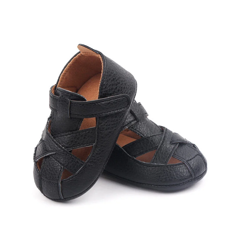 Spring and Summer Casual Walking Shoes and Breathable PU Leather Baby Shoes