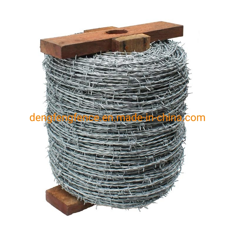 250m/500m Galvanized Barbed Wire/Cheap Barbed Wire Price Per Roll/Barbed Wire Roll Price Fence China'factory