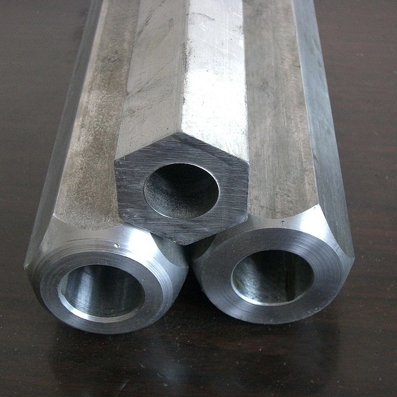 Cold Drawn 300series 400 Series Stainless Steel Hexagonal Pipe / Round Inner Shape Stainless Steel