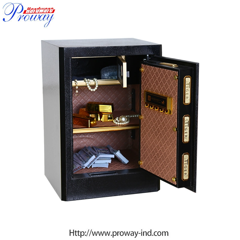 Large Electronic Biometric Security Cabinets Burglar Safety Box Electronic Digital Fingerprint Safe Locker Caja Fuerte for Money