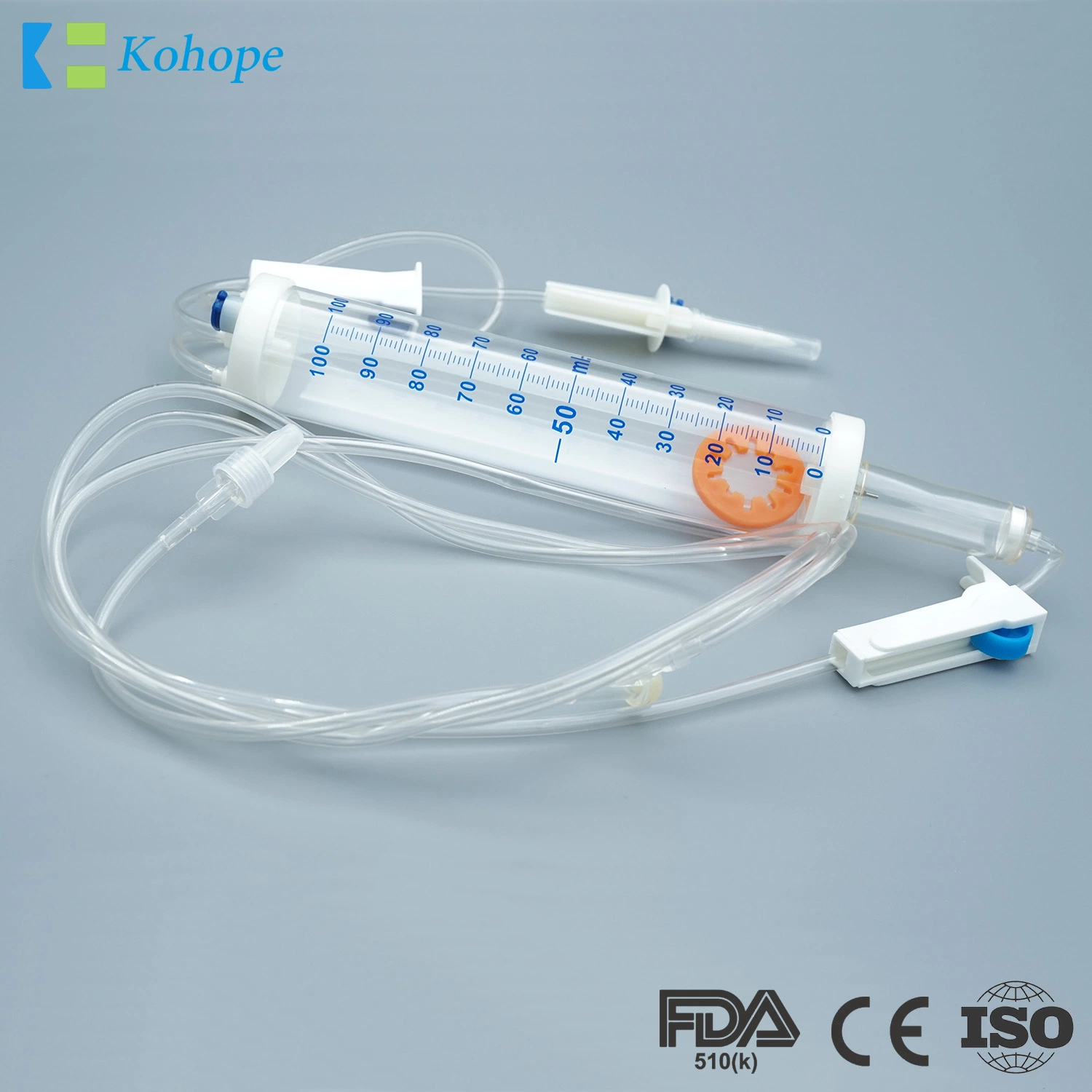 Factory Price Roller Clamp Latex Free Sterile Blood Transfusion Set CE