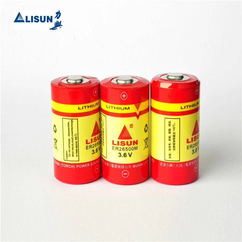 3.6V Er26500 C Size 9000mAh Li-Socl2 Battery with Wire&Connector for Medical Equipment