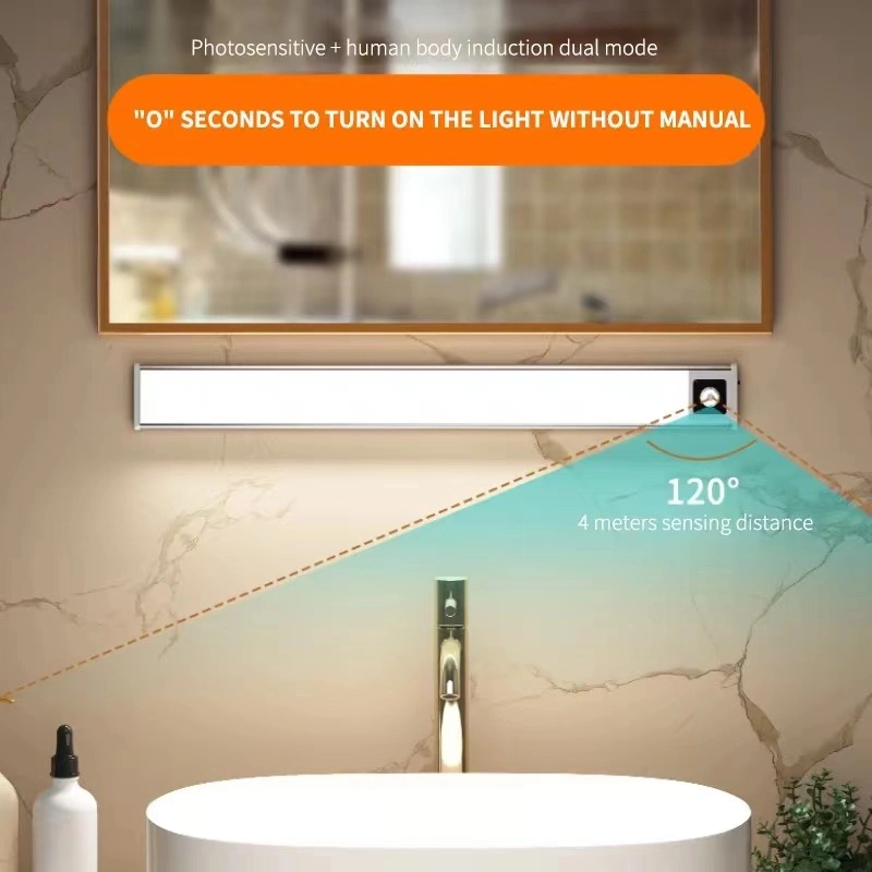OEM&amp;ODM 20cm 40cm 60cm 80cm Indoor Bewegungssensor Licht LED Sensor unter Schrank Leuchten für Küche Badezimmer