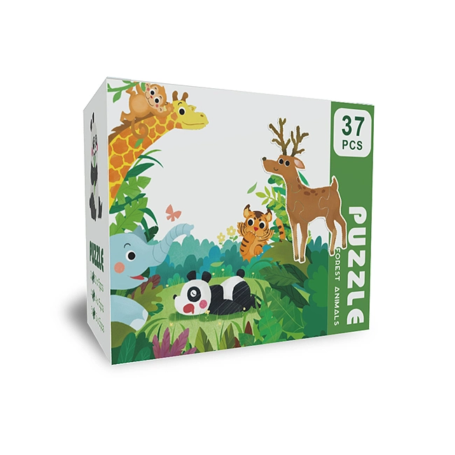 Puzzle de rompecabezas con forma de animales personalizado para niños