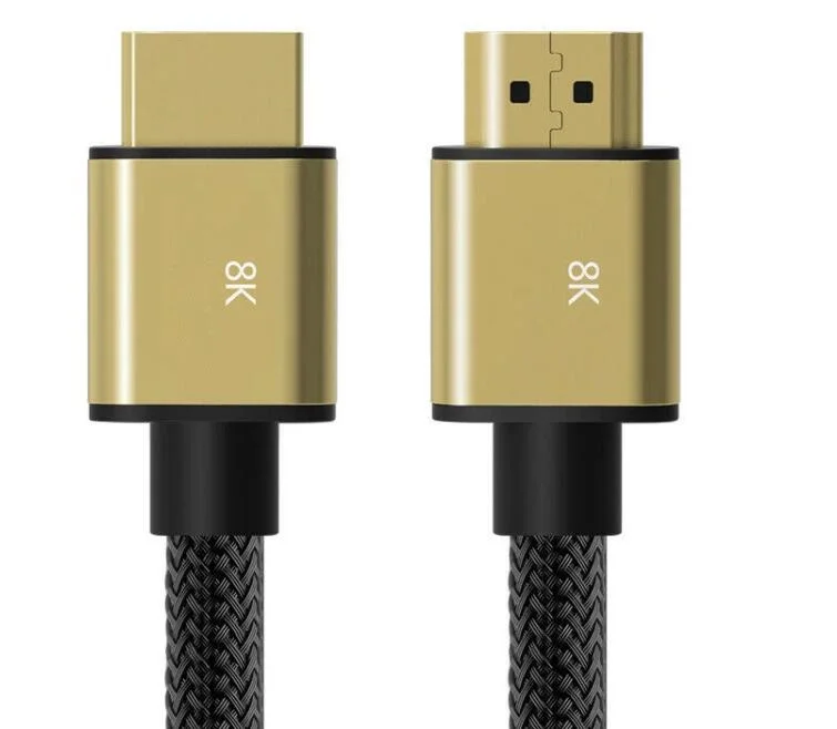 Venta en caliente de fábrica cables HDMI 8K V2,1 cable 8K 60Hz 2,1 cable HDCP HDCP HDCP 48Gbps de alta fidelidad 4K 120Hz 3D