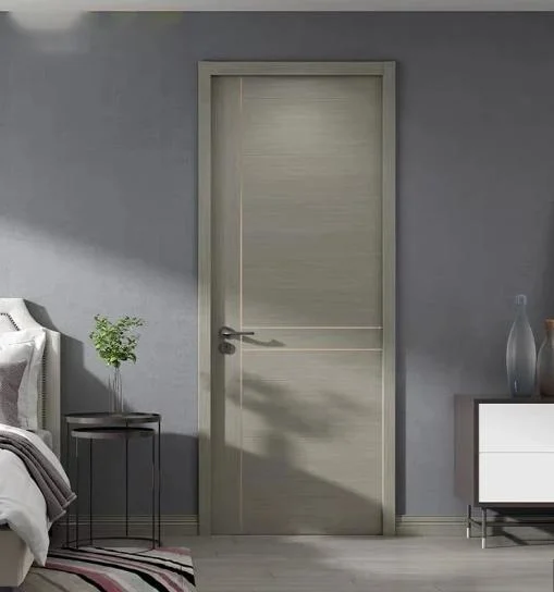 Soundproof White Primer 2 Panel Hollow Core HDF Interior Wooden Shaker Door