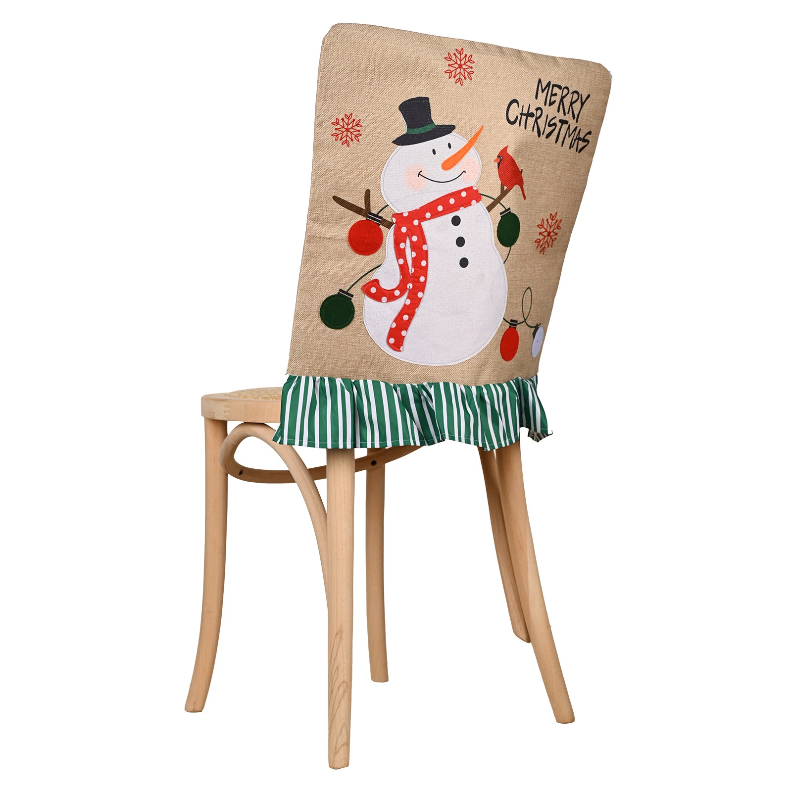 Christmas Decoration Cartoon Chair Cover