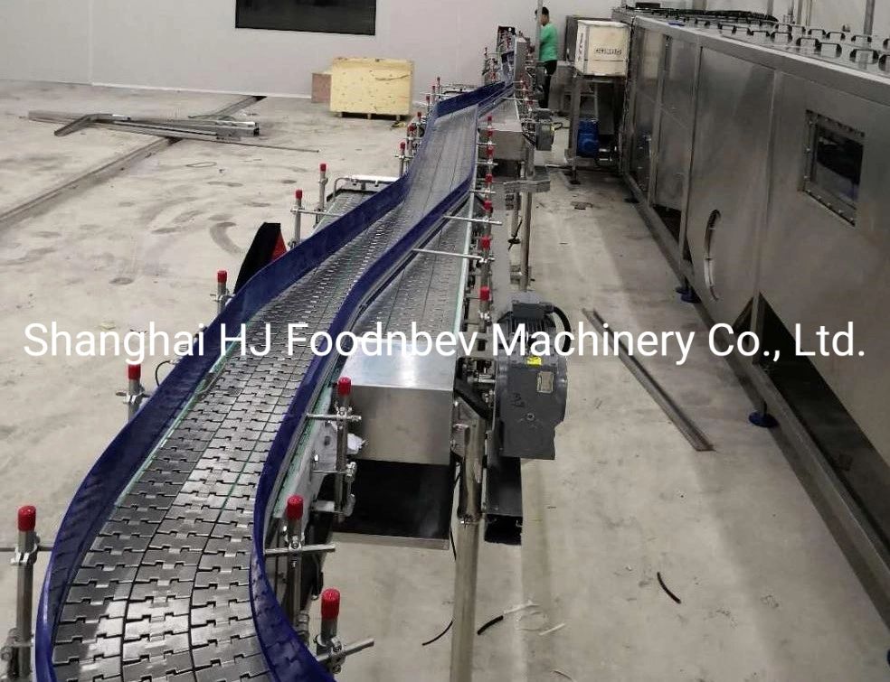 Stainless Steel Can Conveyor System/Roller Conveyor Table Pempered Glass Table Ss Top Chain Conveyor