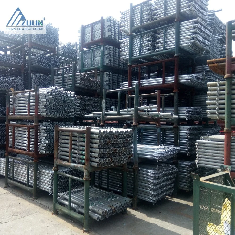 Q235/Q345 Steel 1 Year Fiberglass Scaffolding Scaffold Pole for Support