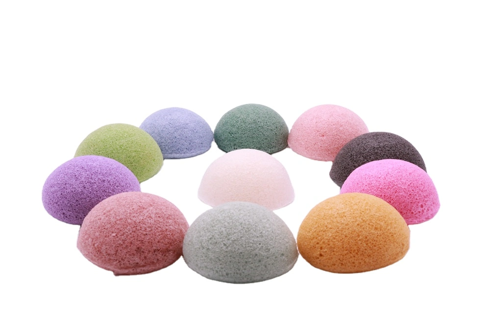 Bath Sponge Konjac Facial Sponges for All Skin Types Soft and Gentle Face Body Exfoliation and Deep Cleansing Organic Natural