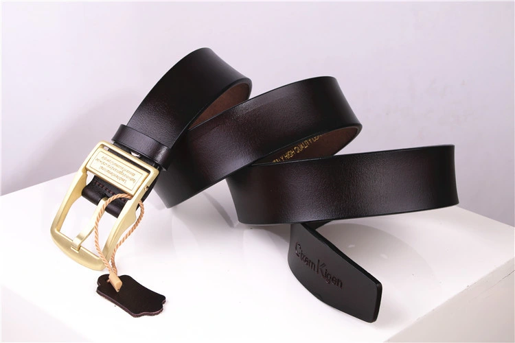 Fashion Men High Quality Luxury Brand Leather Belt