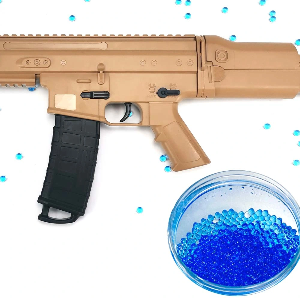 Desert Yellow Electric Gel-Blasters pistola Scar-L pistola de balas de agua tiro Bala seca