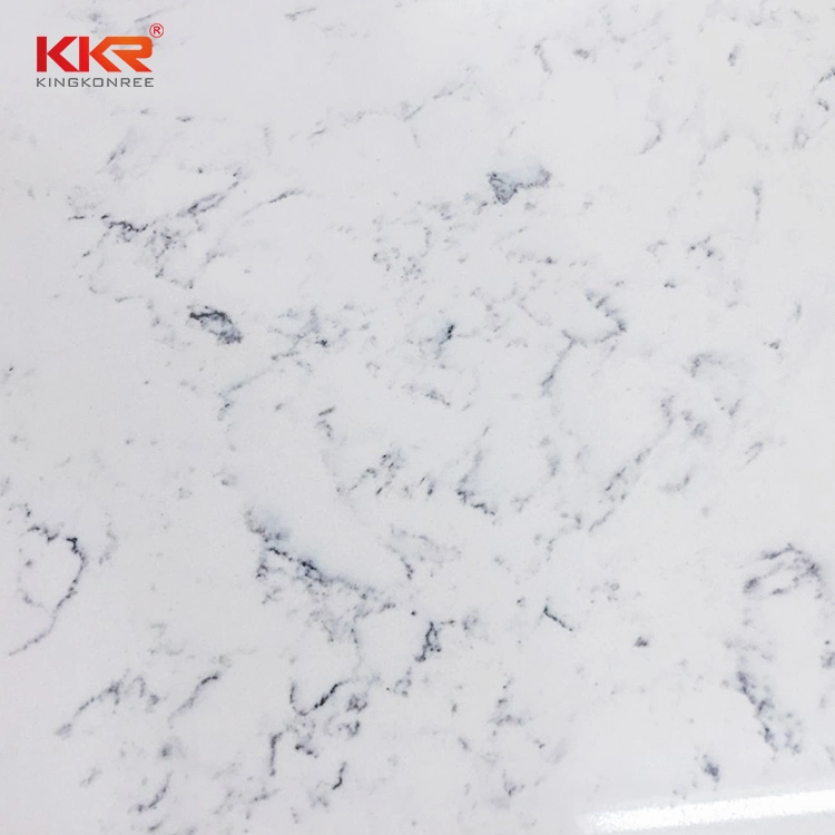 Kingkonree чистый цвет или мрамором с искусственным Кухонные мойки кварцевого камня