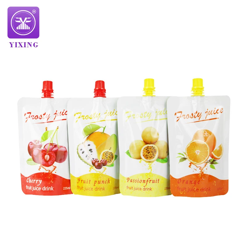 Custom Baby Spout Pouch Fruit Juice Bag Doypac Beverag Fruit Puree Sauce Food Plastic Packing Bag Jelly Aluminum Foil Retort Pouch Drink Bag