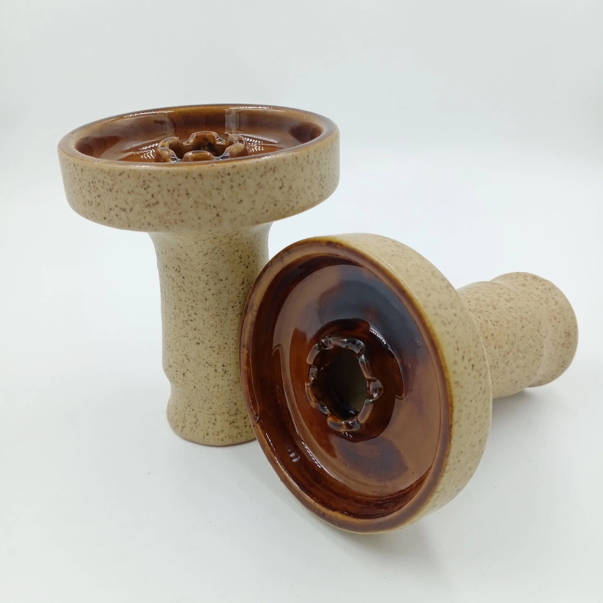 Wholesale/Supplier Hookah Swirl Ceramic Hookah Bowl Accessories Portable Shisha Bowls