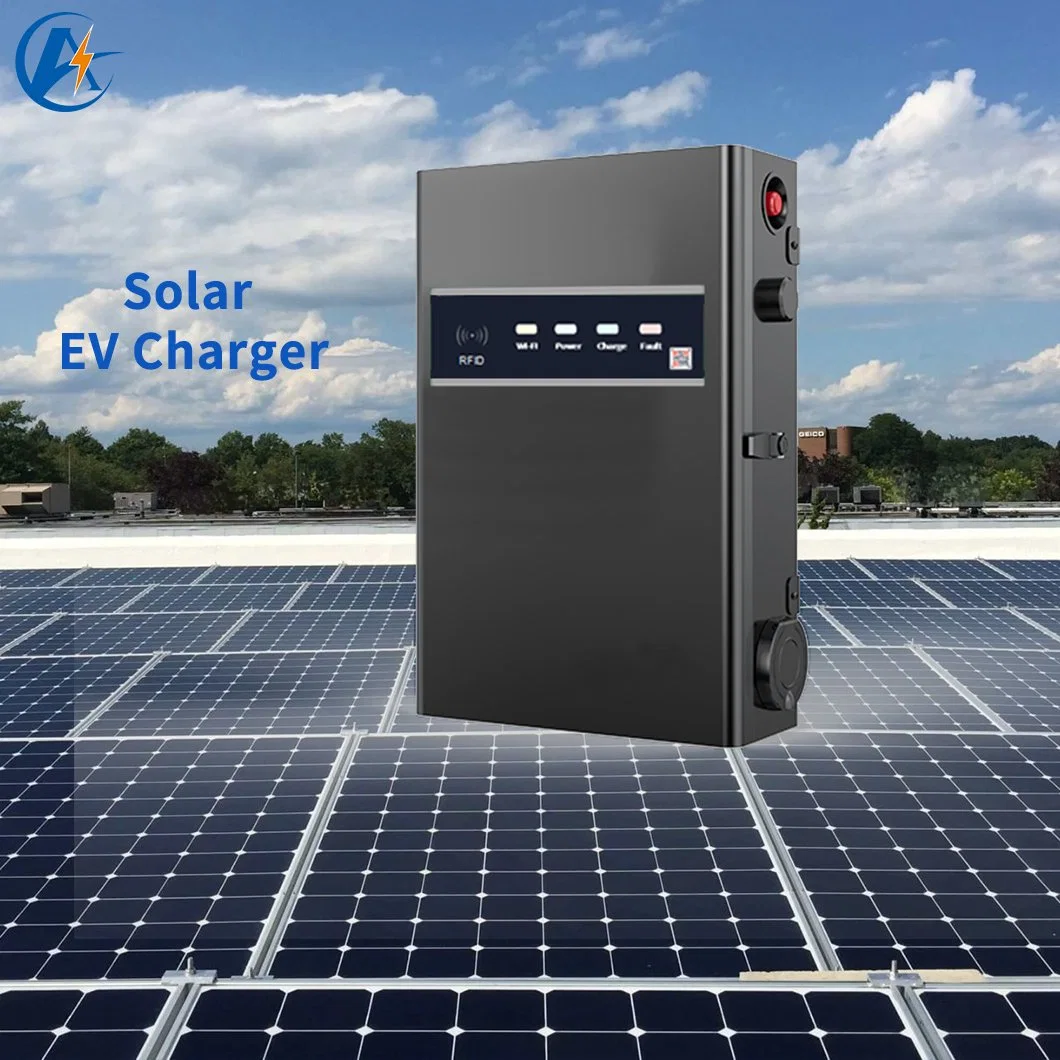 Electric Car Charger Photovoltaic Systems J1772solar Power EV Charger Solar Powered Electric Car Charger with WiFi APP Load Balance