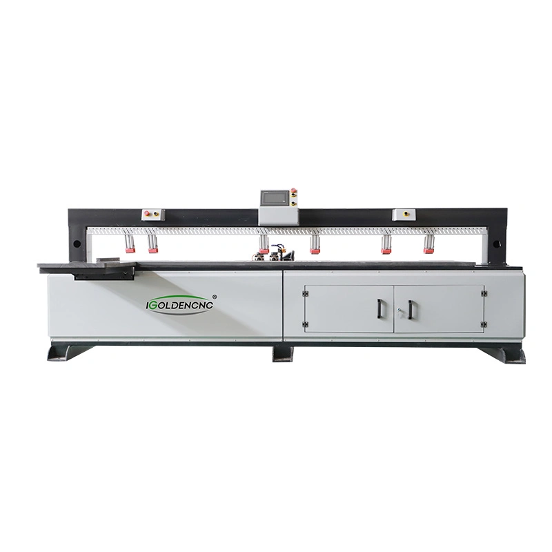 CNC Side Wood Bore Hole Drilling Machine 2500 mm Wood Working Length for Furniture Making
