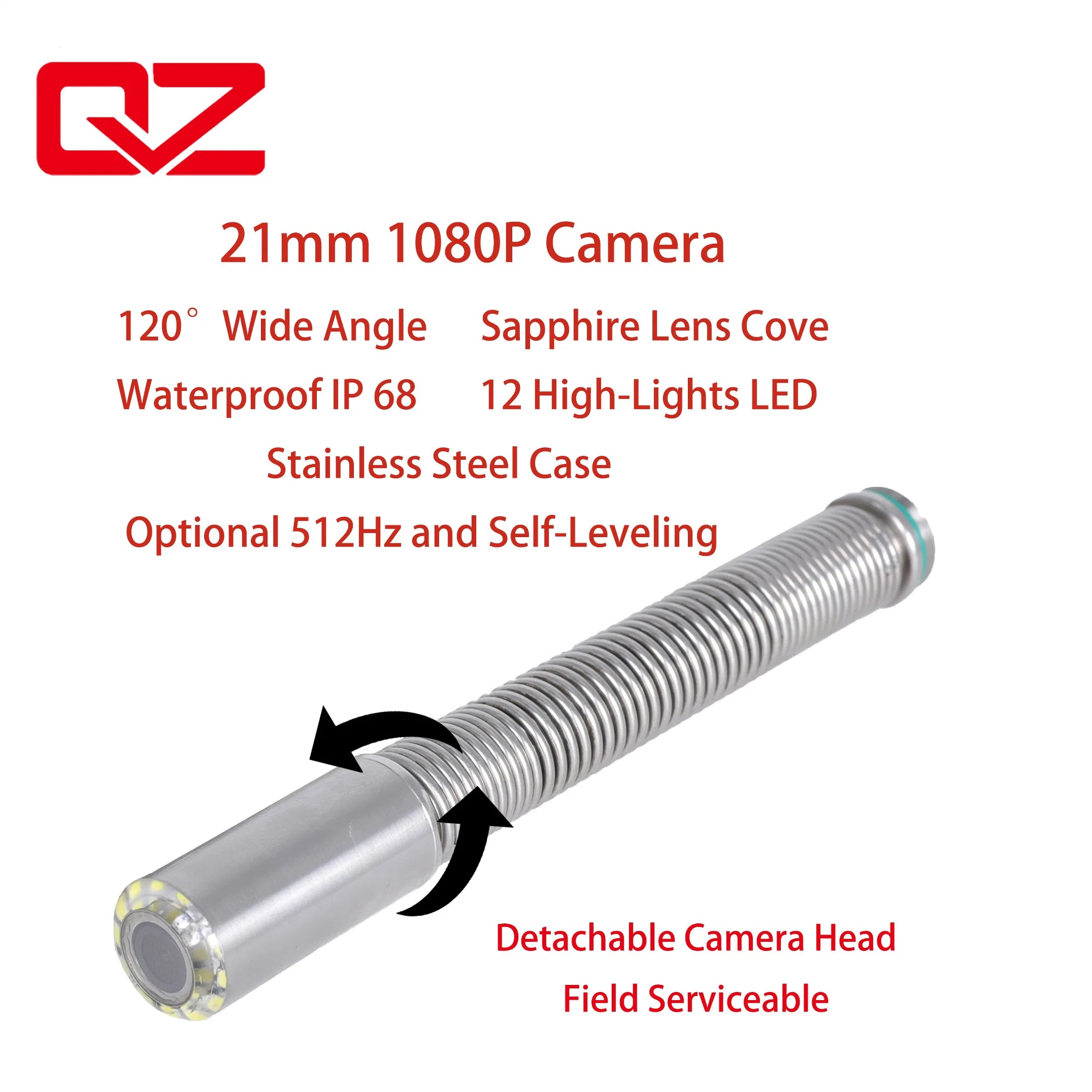 Manufacturer Best Seller 1080P 21mm Inspection Endoscope Camera