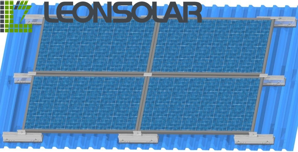 نظام التثبيت على السقف PV الحاجز الصغير المصنوع من الألومنيوم بتعريضات مختلفة لمدة سهولة التثبيت