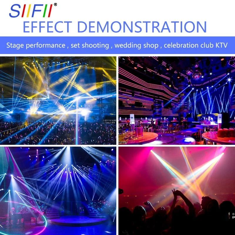 New Stage Light Moving Heads LED Beam Spot Wash Moving Head Animation Laser for Concert Big Event