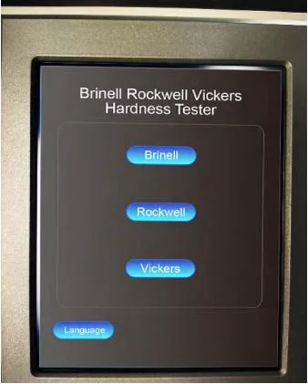 Digitaler Touchscreen Universal Härteprüfgerät Rockwell/Oberflächliches Rockwell/Brinell/Vickers für Metall Härteprüfung