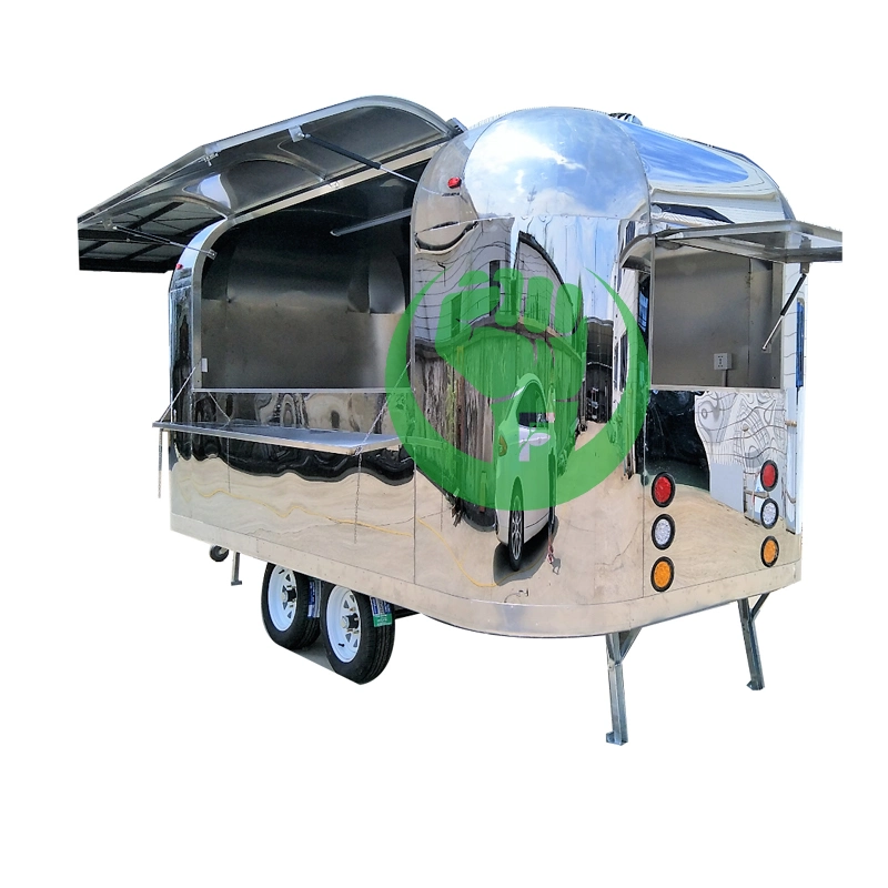 China Caravana Airstream alimentos barbacoa remolques Proveedores