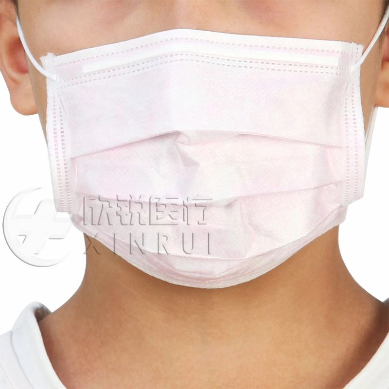 Disposable 3-Ply Non-Woven Children's Face Mask with Ear Loop