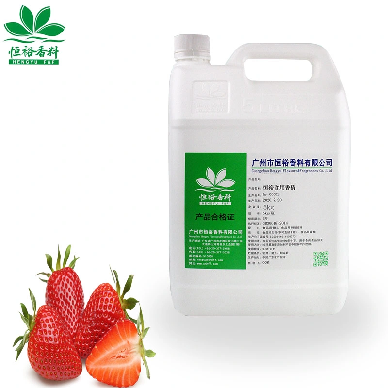 Poudre liquide pour boisson à saveur de fraise utilisée pour les aliments de loisirs Additif