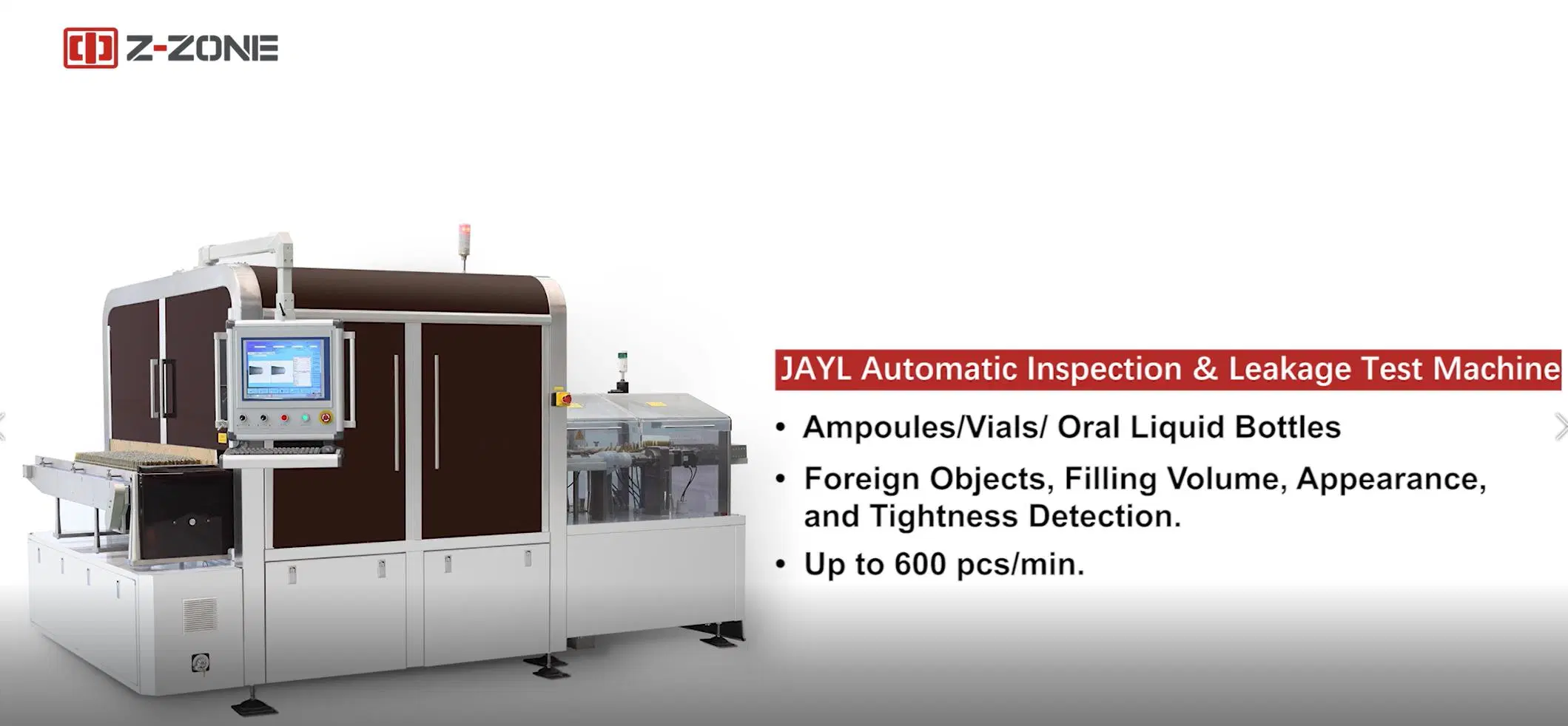 Automatic Ampoule Vision Camera Liquid Inspection Machine