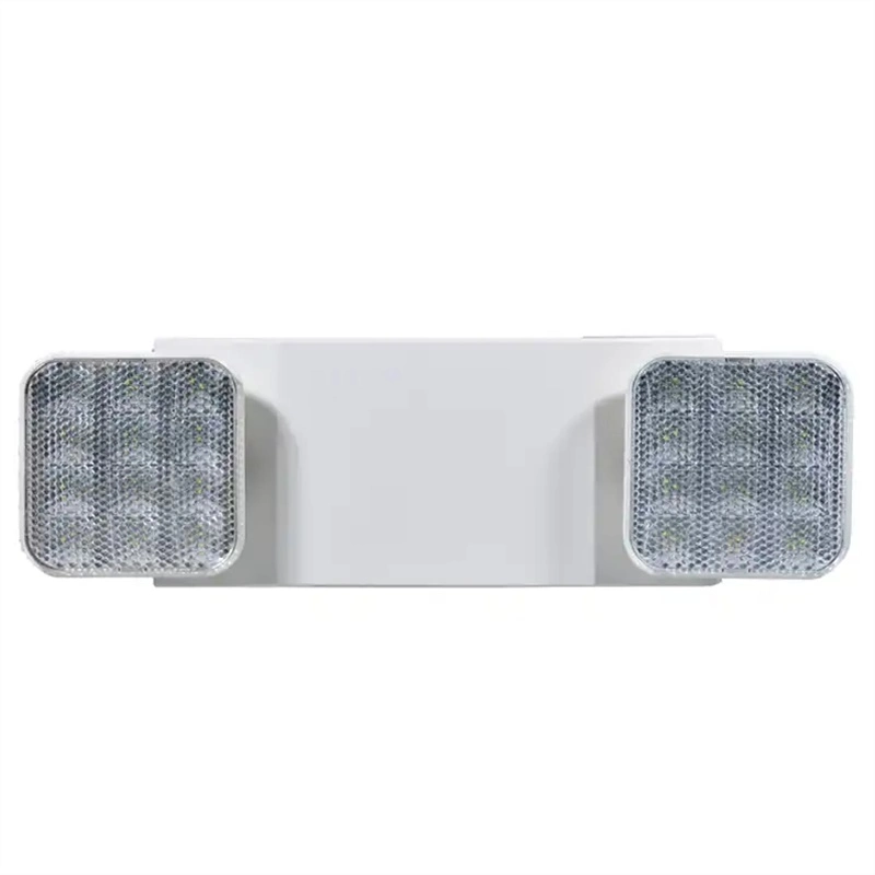 2*12PCS LED 2835SMD إضاءة طوارئ LED بلاستيكية عالية السطوع بتقنية FIE مصباح طوارئ ببقعة مزدوجة مع RoHS CE