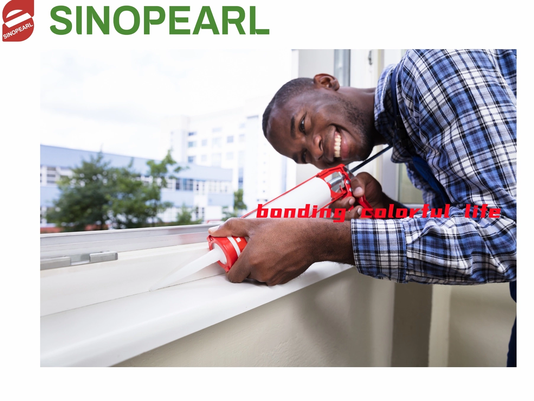 Sinopearl Bond Neutral Silicone Sealant Caulk Agent for Door and Window Weatherproof Made in China