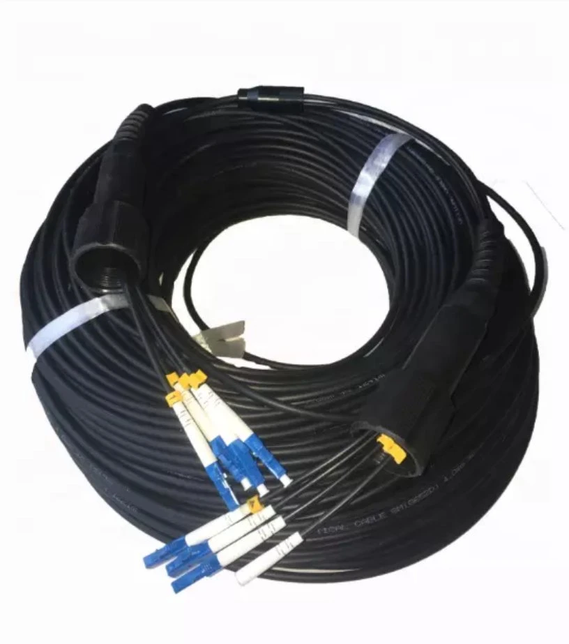 3,0 mm 5,0 mm de cable Cable de conexión de fibra de Conex FTTH Vehículos blindados de LC/UPC-LC/UPC Sm Cable de conexión de fibra óptica Cable Óptico puente