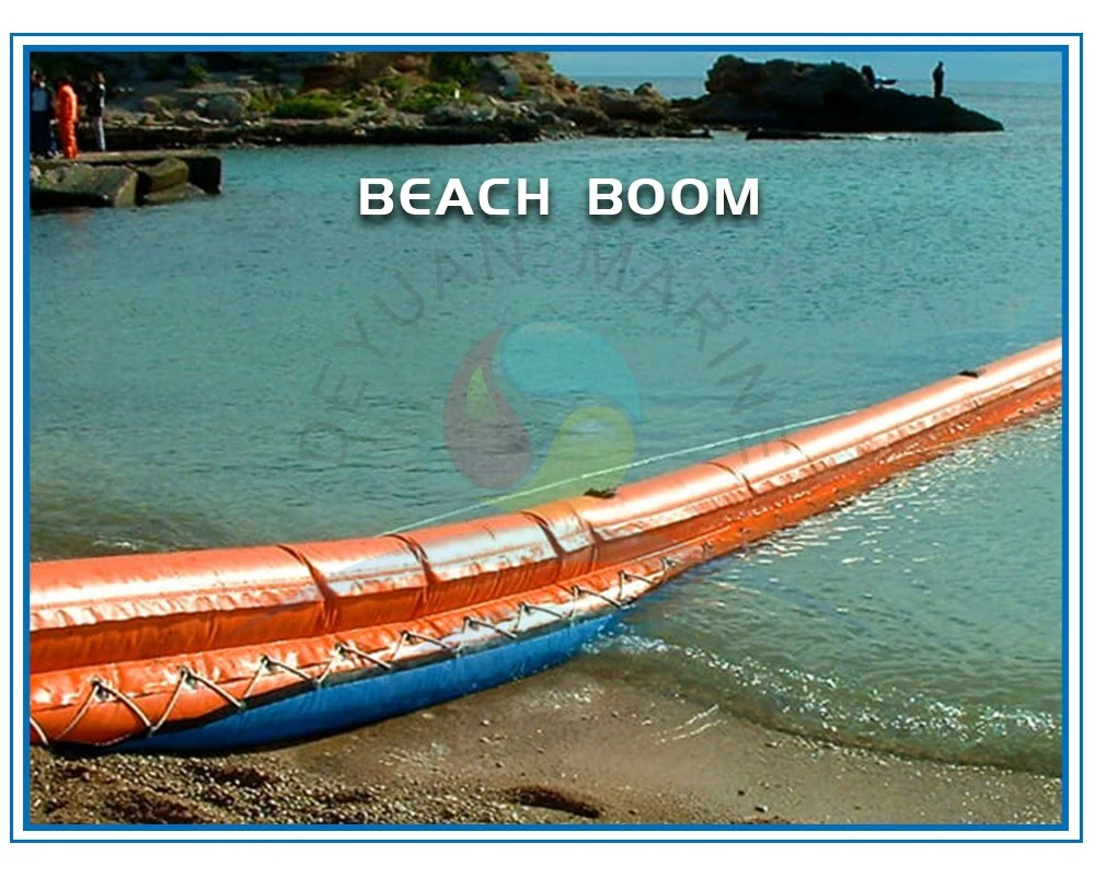 PVC Shoreline Beach Sealing Boom Light Weight Durable