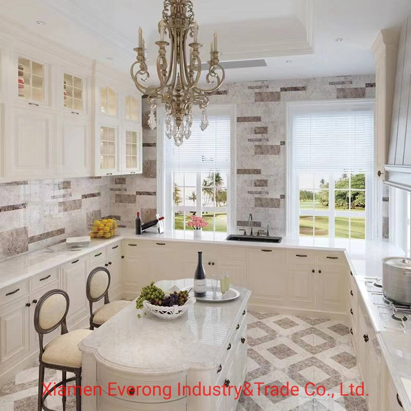 Customized Natural Granite Stone Marble Kitchen Countertop and Kitchen Island