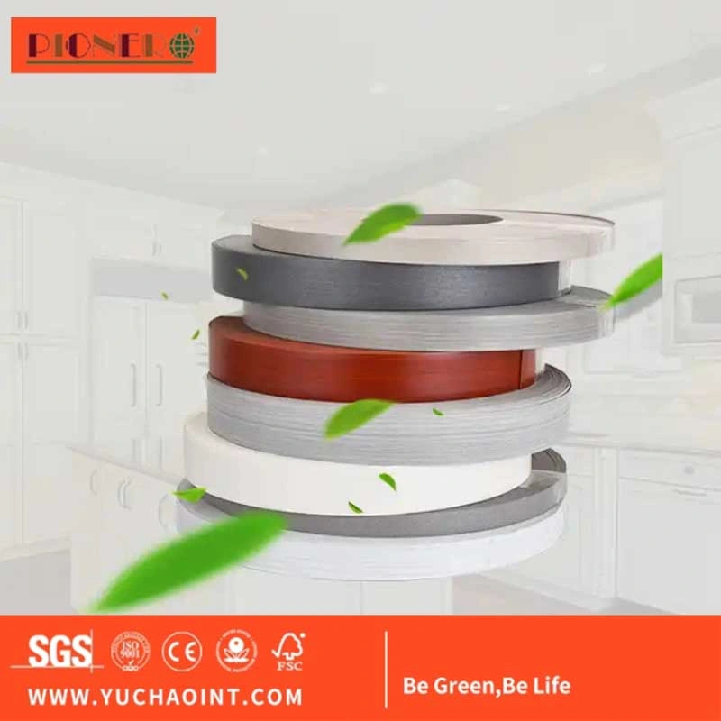 Acessórios coloridos para móveis em PVC Edge com mobiliário de alta qualidade Armário de cozinha Produtos plásticos PVC Edge bandagem