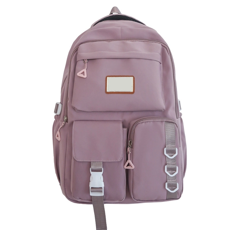 Latest Fashion Trend Beautiful High quality/High cost performance  Korean Women Zipper Ladys Cute Nylon School Bag