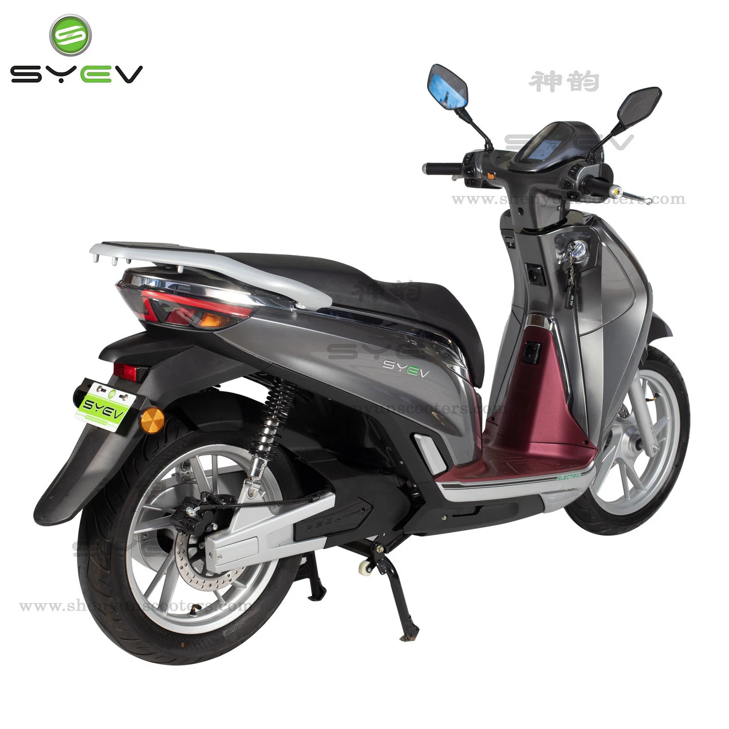 High Speed 80km/H Electric Motorcycle with 3000W Central Motor