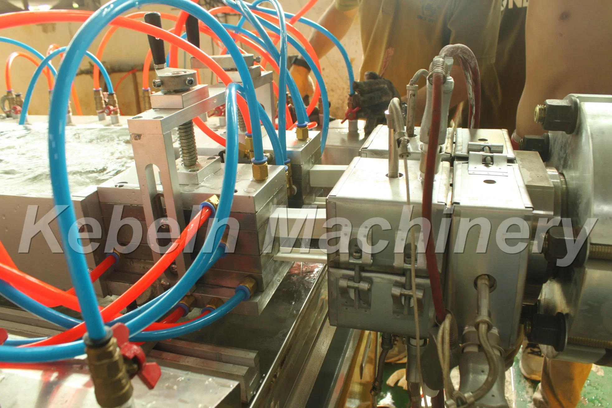 PVC Double Cable Trunking Extrusion Machine Line