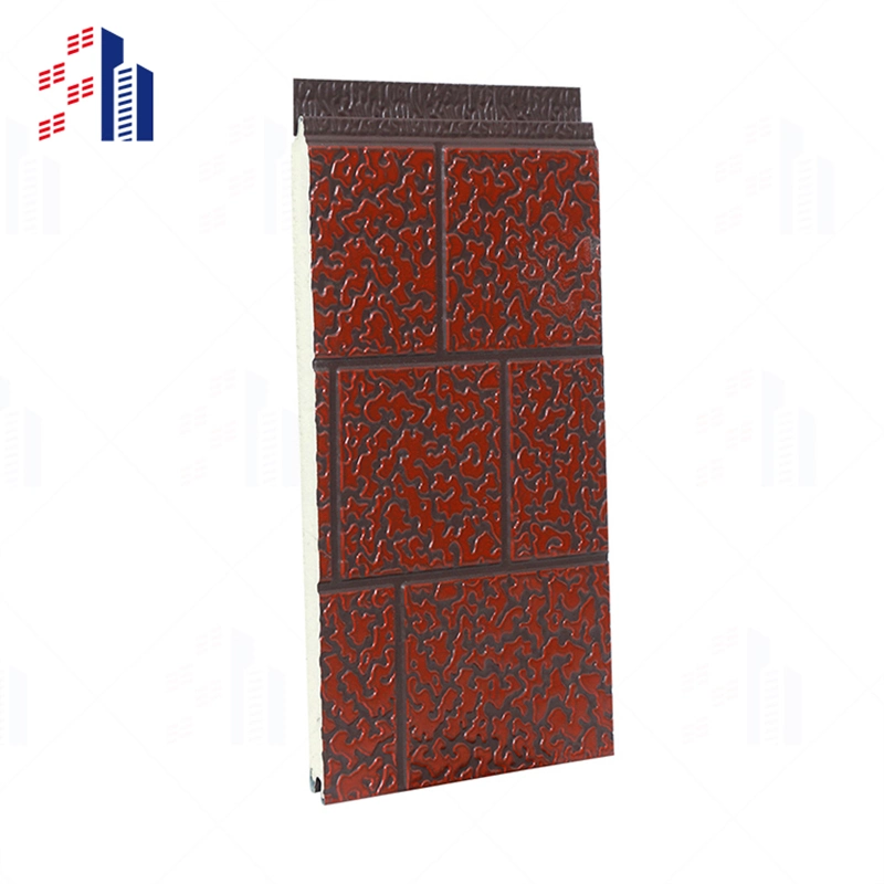 Low Carbon Environmental Protection Beautiful Strong Earthquake Resistant PU Sandwich Panel