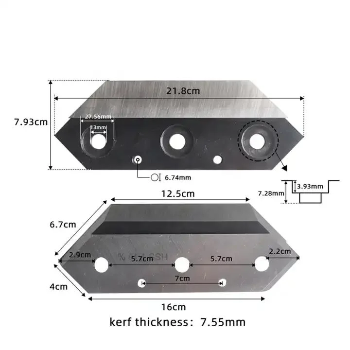 Guillotine Klinge für Bilderrahmen Schneidemaschine HSS Edelstahl Materialien Sägeblatt für Sägemaschine