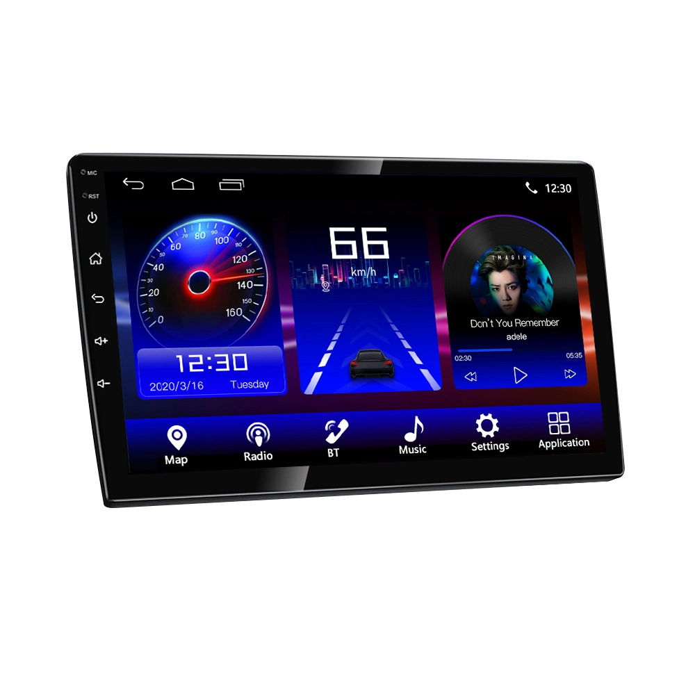 Jmance 10inch Universal 1024*600 Android 10 RAM 1GB ROM 16GB Car DVD Player GPS Navigation Multimedia