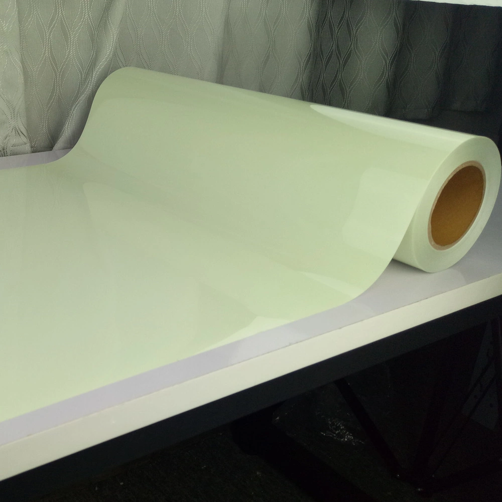 3 Layers of Glow in The Dark Flex Luminous Heat Transfer Vinyl/Film for T Shirt Printing 0.5*50m