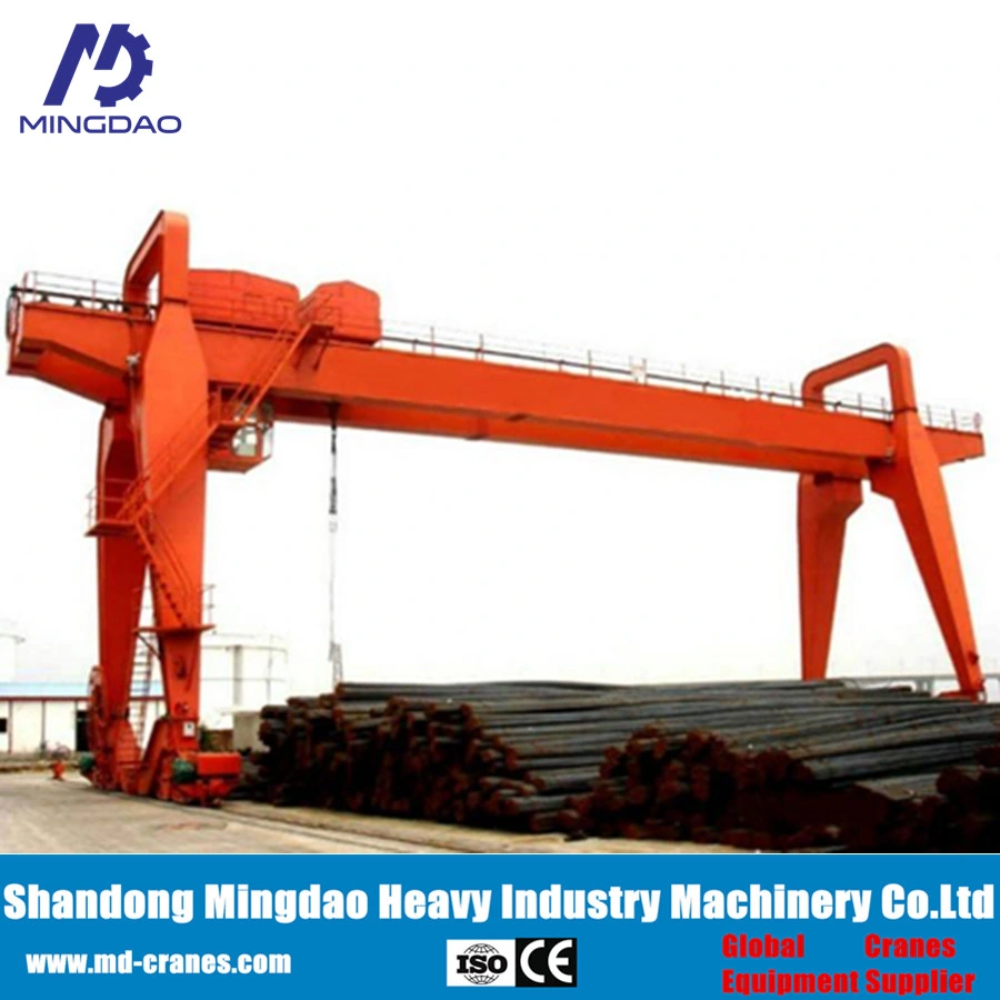 Mobile Electric Trolley Double Beam Lifting Equipment Gantry Cranes