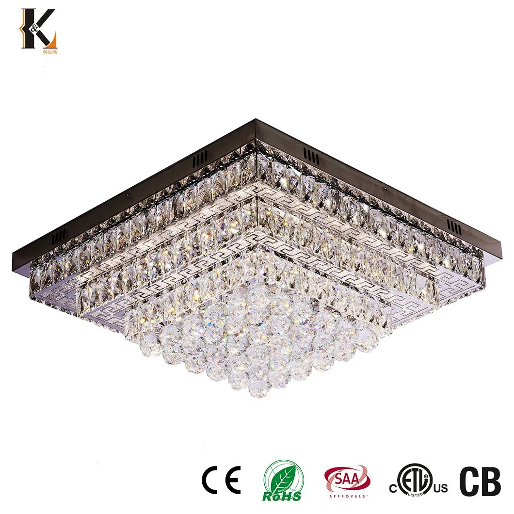 Crystal Chandelier Light China Sample Free Sales Modern Pendant Lighting K9 Luxury Chandelier Light New Product Crystal Ceiling Lights LED Crystal Ceiling Lamp