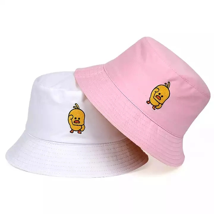 Wholesale/Supplier Custom Bucket Cap Logo Reversible Cute Fishing Fisherman Custom Embroidered Bucket Hat